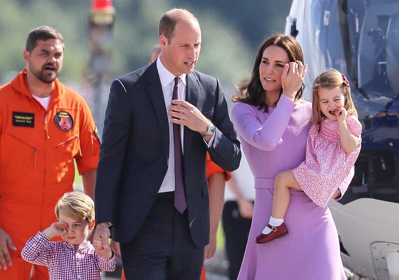 William Kate Hamburg depart
