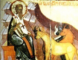 Saint_Blaise_and_animals