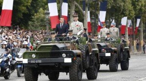 Bastille Day parade in Paris