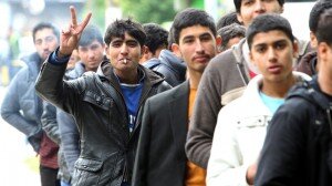 Migrants in Belgrade