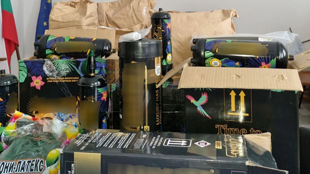 Задържаха мъж за масово продаване на райски газ на деца