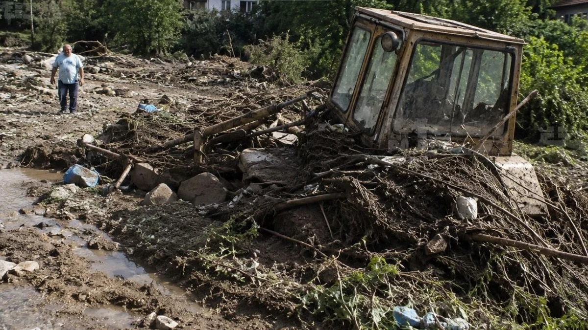Порой наводни къщи в село Войводино