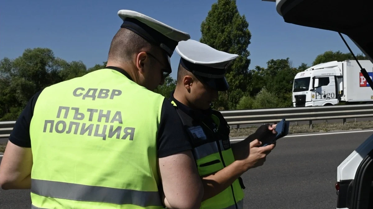 Свалиха номерата на ТИР с разцепена гума на АМ „Тракия“