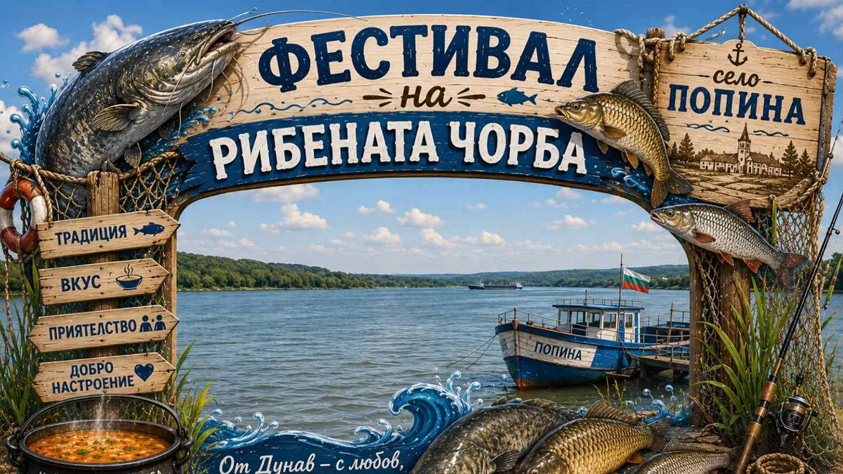 Фестивалът на рибената чорба събира стотици в село Попина