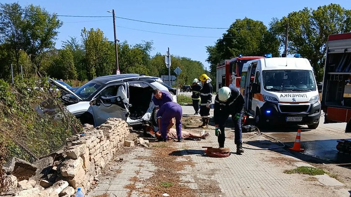 Жена загина при тежка катастрофа край село Обединение
