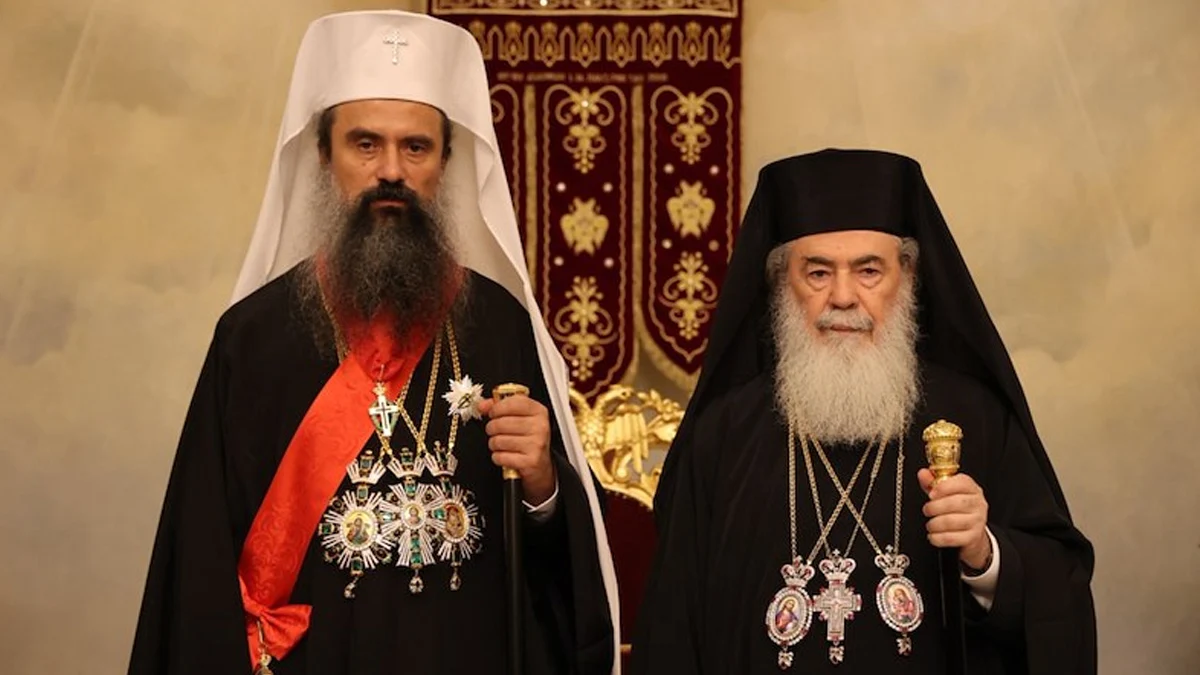 Патриарх Даниил получи най-високото отличие на Йерусалимската патриаршия